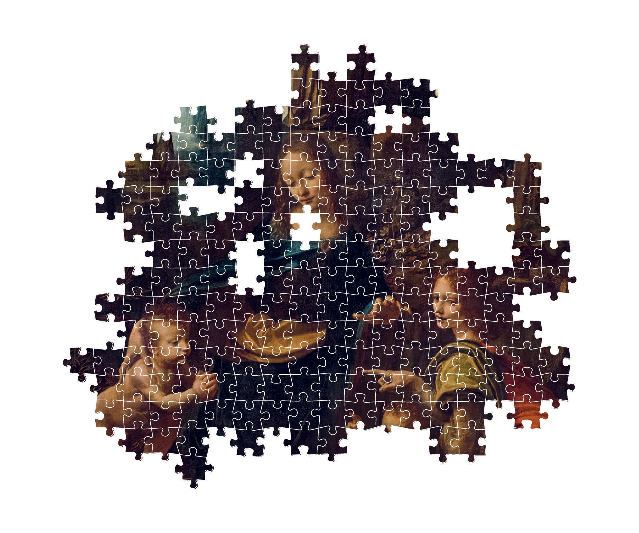 Clementoni 1000 Puzzle Museum Virgin Rock + Poster