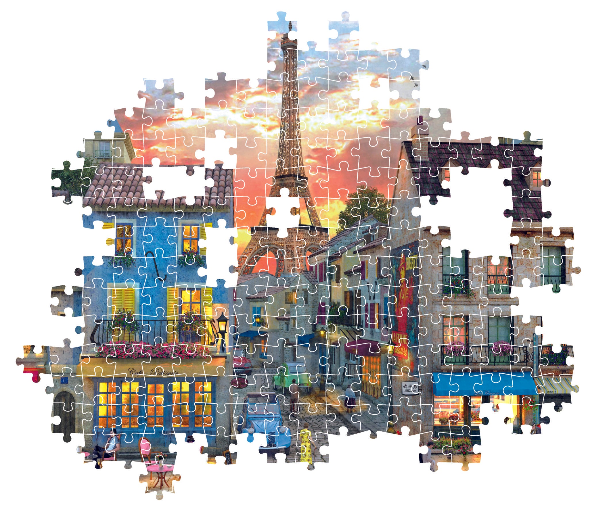 Clementoni  1000 Pcs Puzzle St Of Paris + Poster