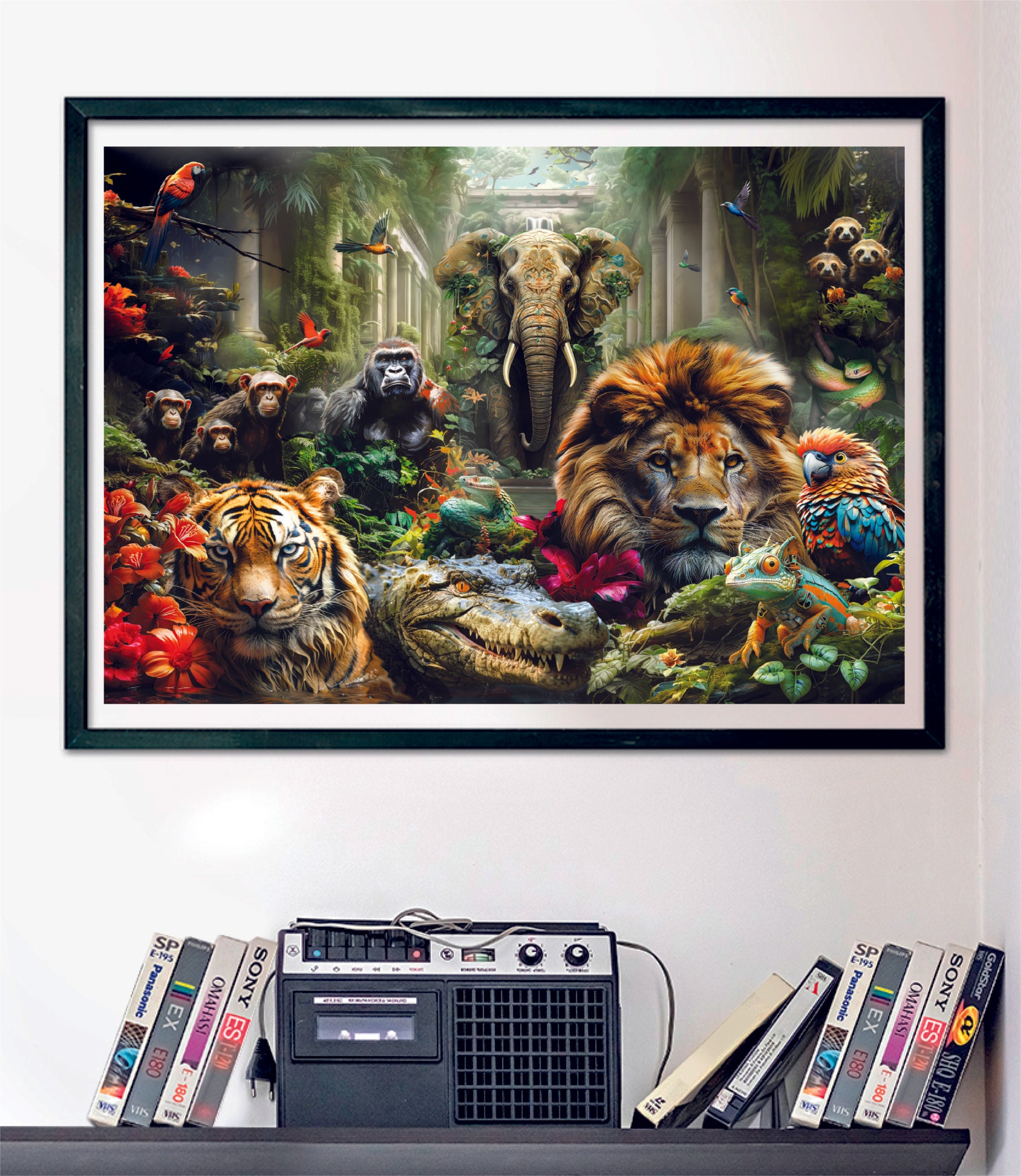 Clementoni 1000 Pcs Puzzle Mystic Jungle + Poster