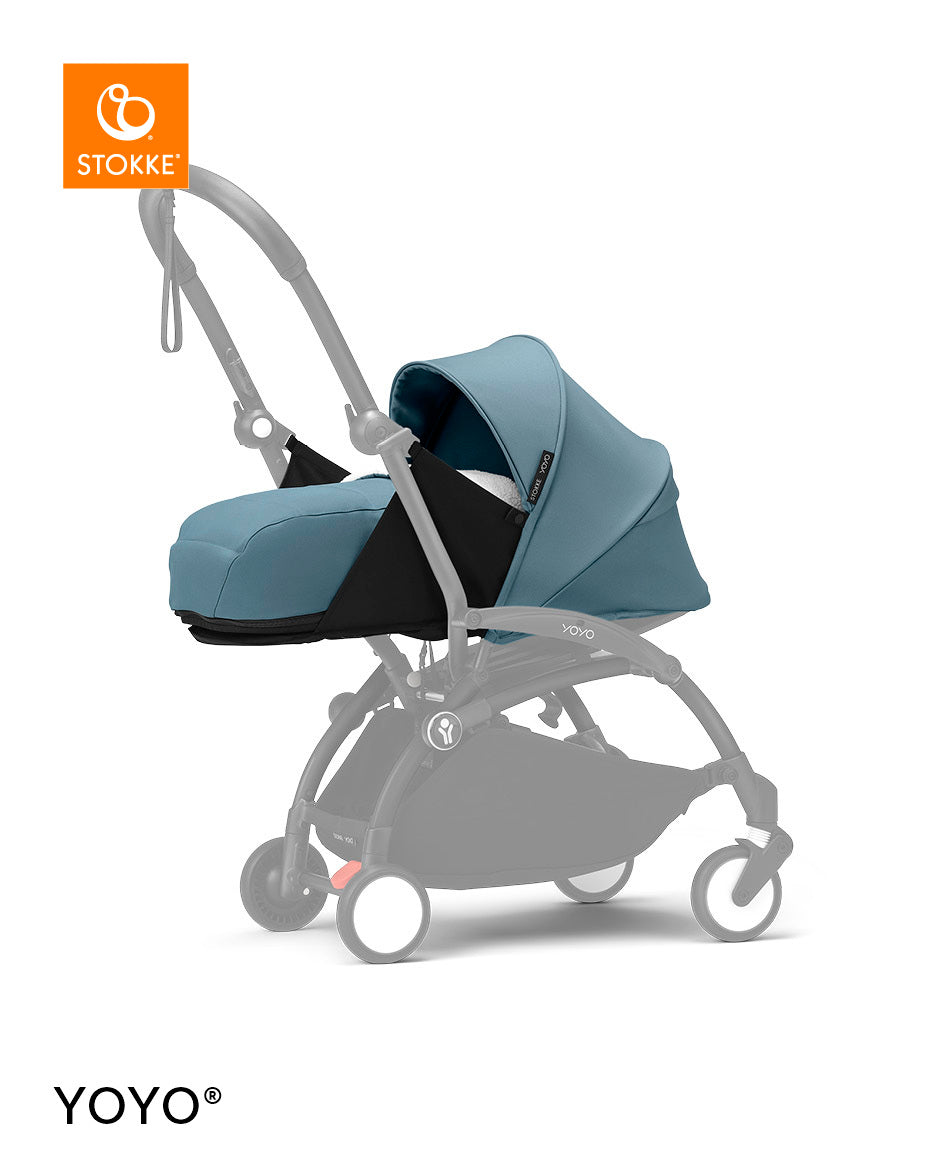 Stokke YOYO 0+ Newborn Pack - Color Aqua, Requires YOYO Stroller Frame (Sold Separately)