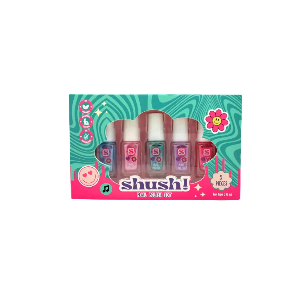 Shush 5 Pieces Nail Polish Toy Set for Kids