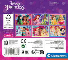 Clementoni  6Pcs Puzzle Cubes Disney Princess