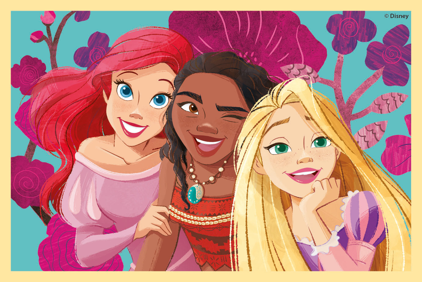 Clementoni  6Pcs Puzzle Cubes Disney Princess
