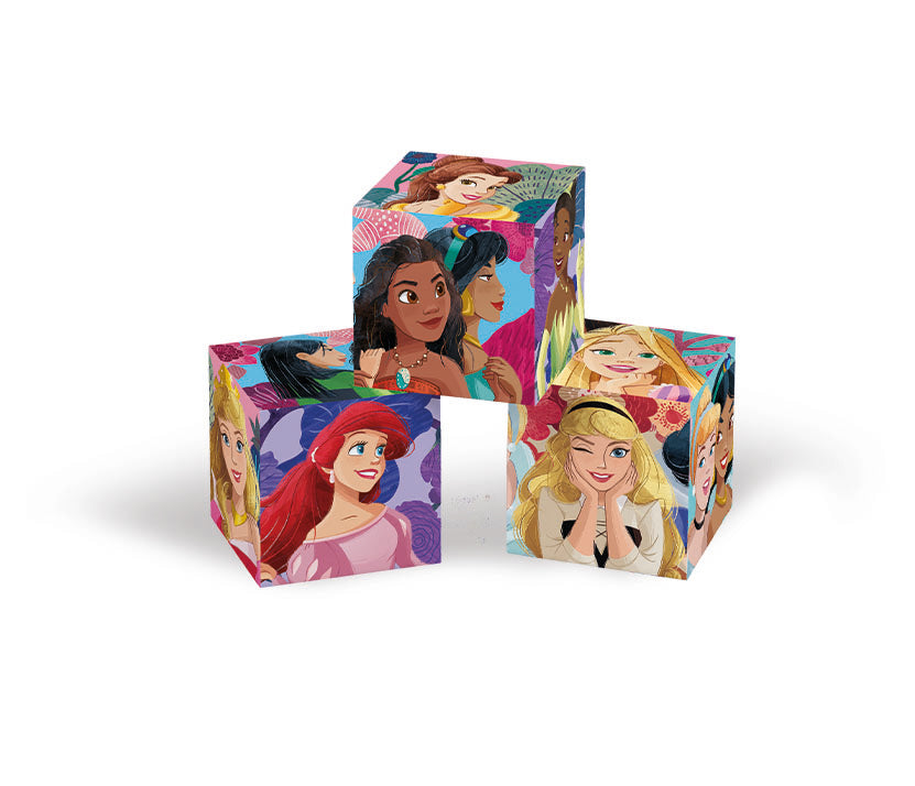 Clementoni  6Pcs Puzzle Cubes Disney Princess
