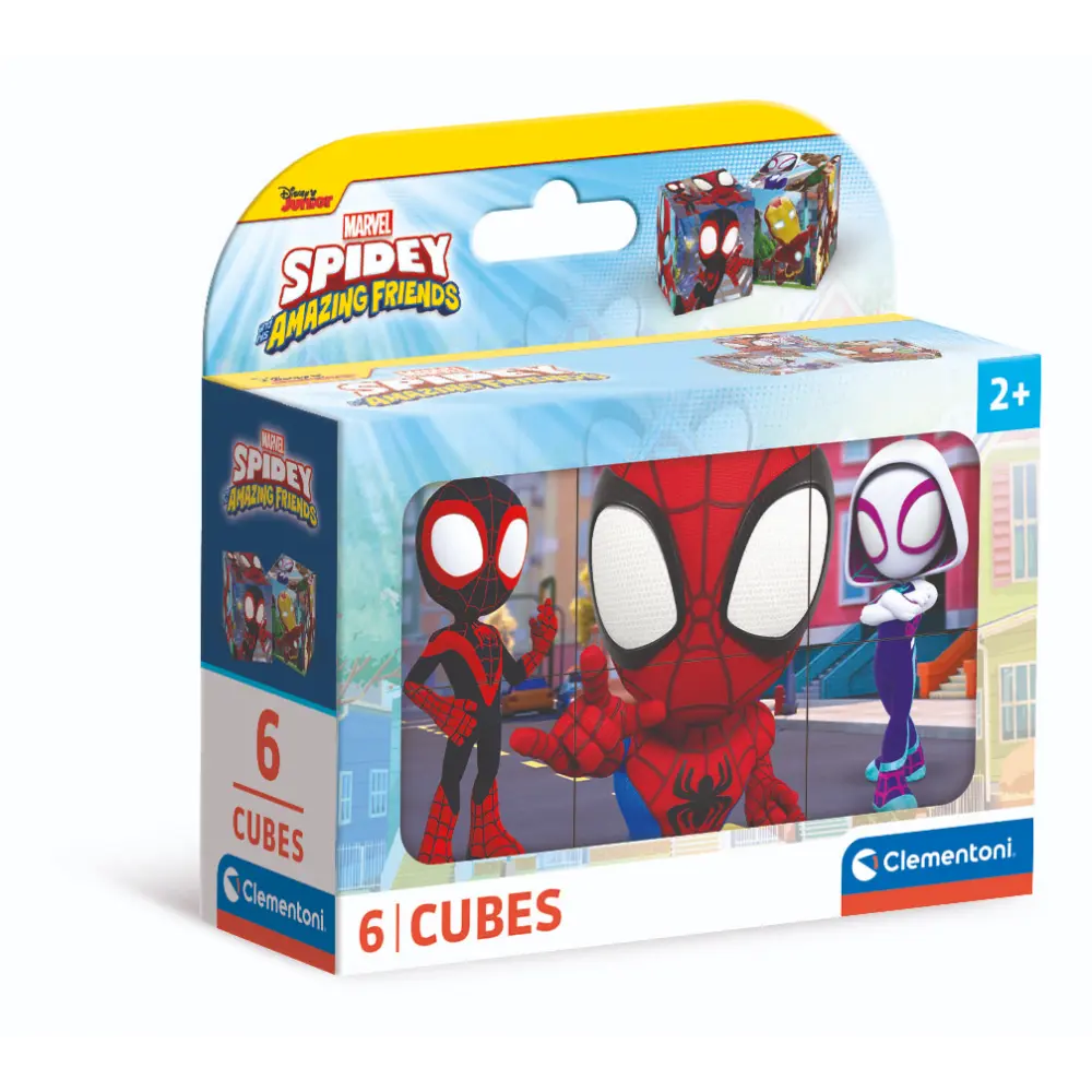 Clementoni Puzzle Cubes Spidey & Friends 6pcs