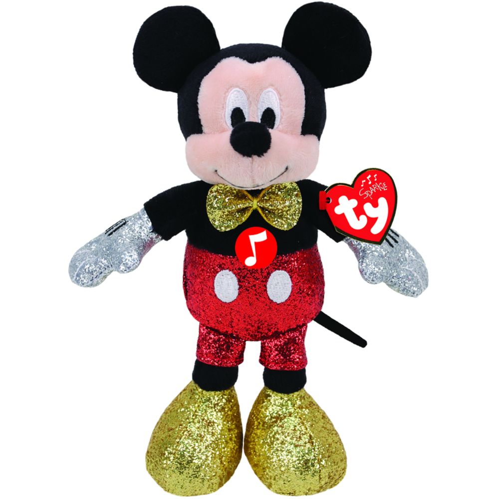 TY Disney Mickey Sparkler Plush Soft Toy for Kids