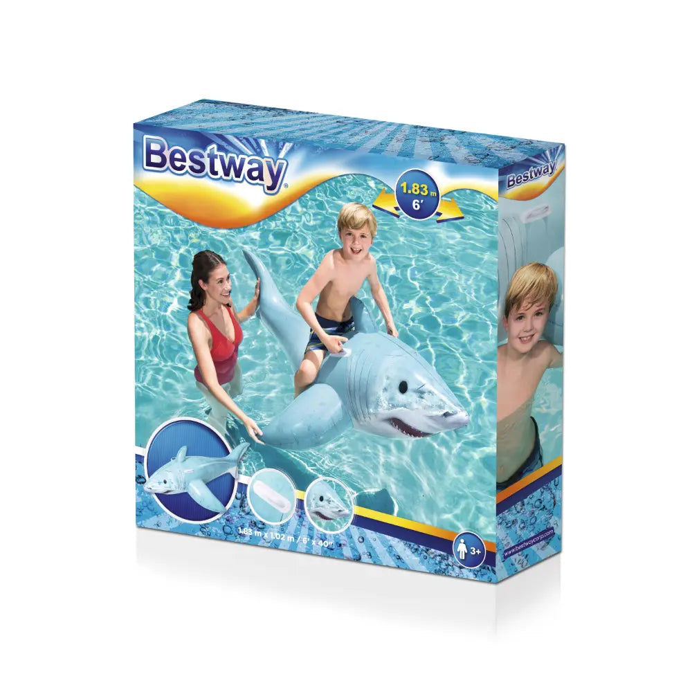 Bway Rider Realistic Shark 183X102