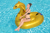 Bestway Golden Cobra Island 180cm Inflatable Pool Float for Kids and Adults