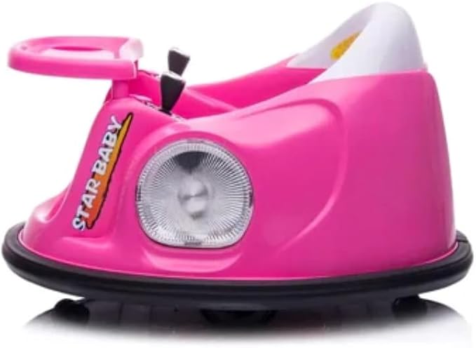 Xootz Bumper Car Pink Battery Operated Ride-On