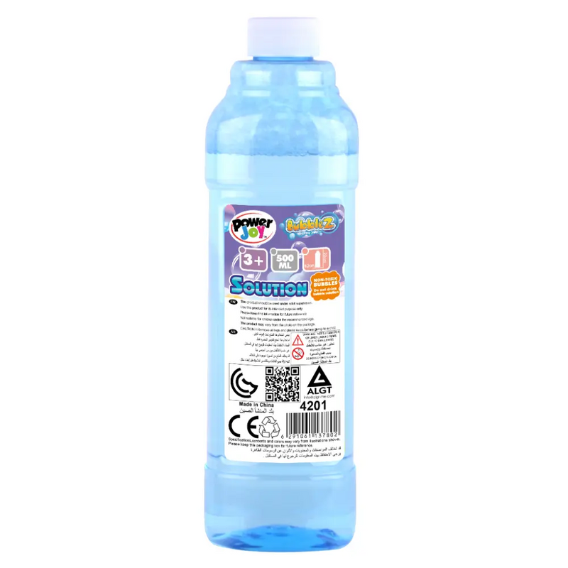 Power Joy Bubble Solution Refill Bottle - 500ml