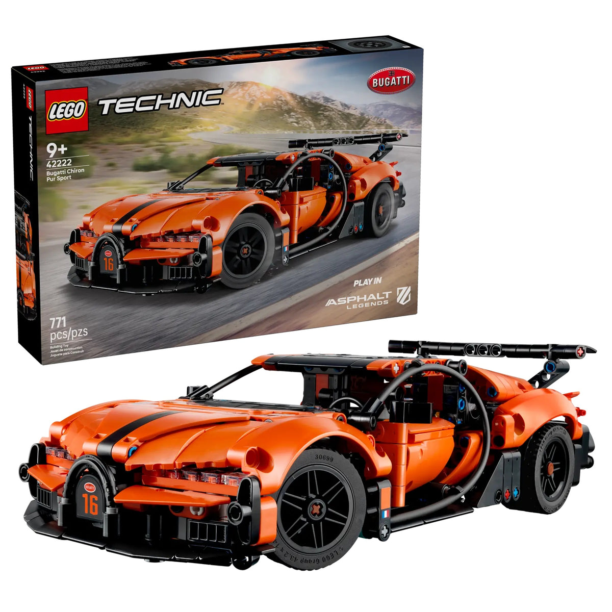 Lego Technic Bugatti Chiron Pur Sport Hypercar
