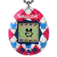 Tamagotchi Original Argyle Heart Digital Toy Classic Gen 2 Game Battery Operated