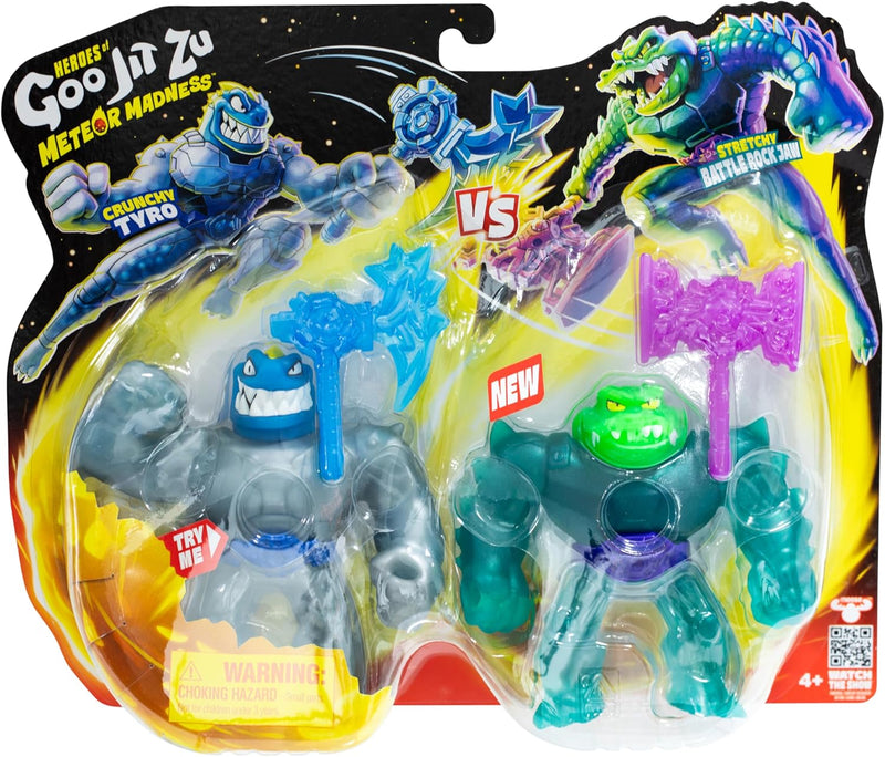 Goo Jit Zu Meteor Madnes Battle Pack Tyro Vs Rjaw