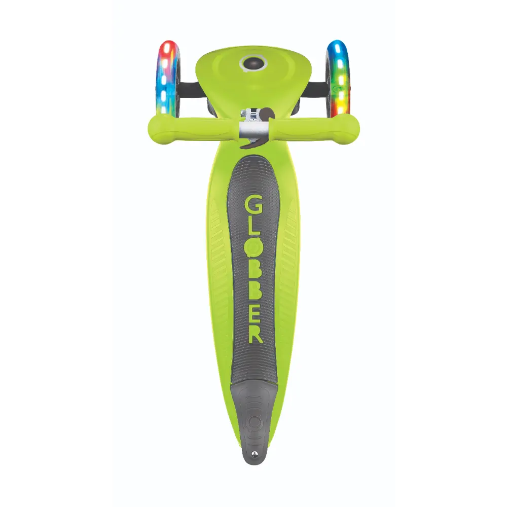 Globber Primo Foldable Lights Lime Gre
