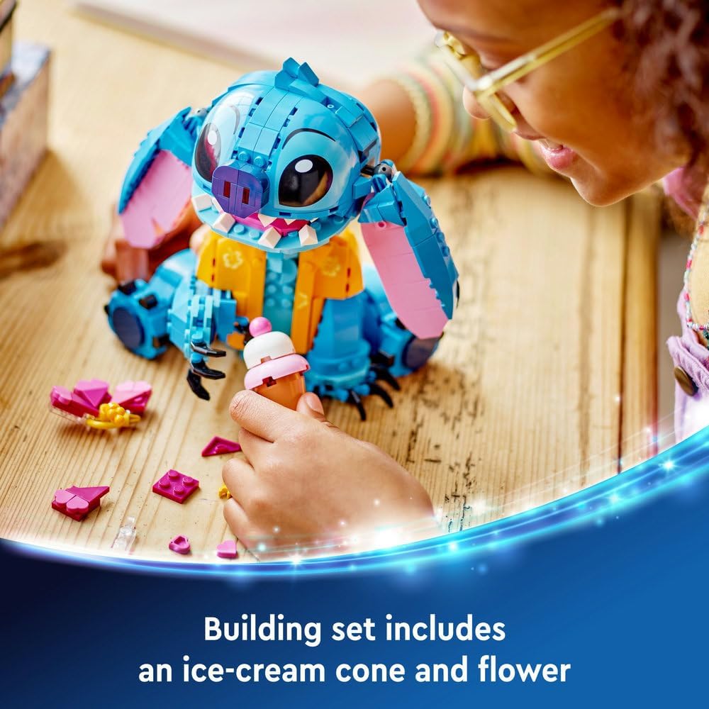 Lego Stitch With Ice Cream