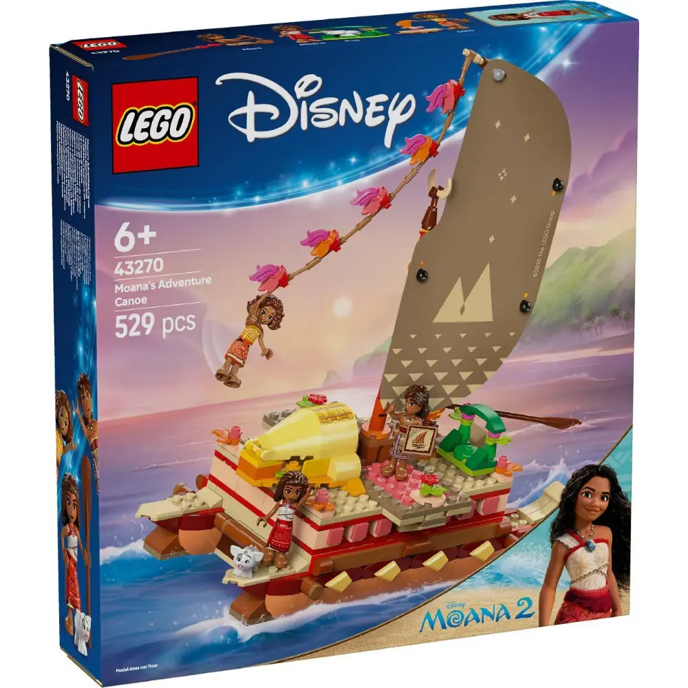 Lego Moana2 Adventure Canoe 43270
