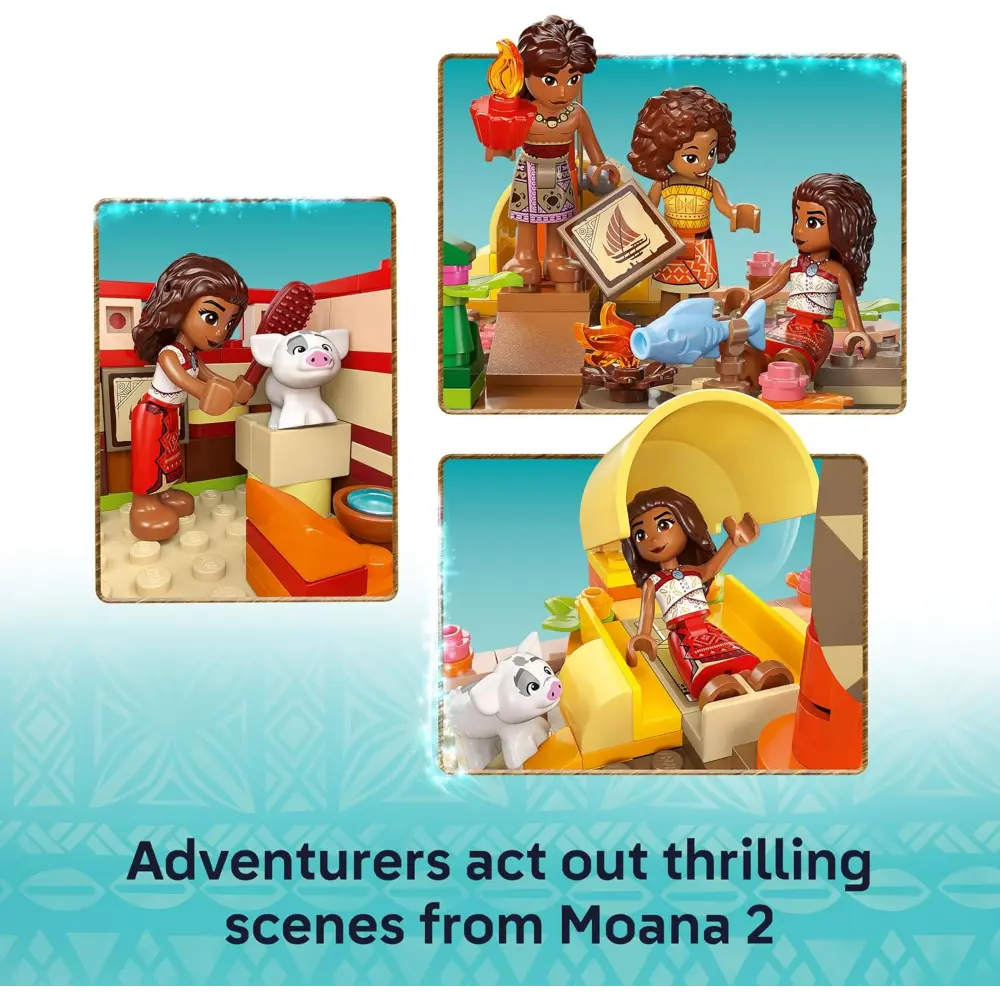 Lego Moana2 Adventure Canoe 43270