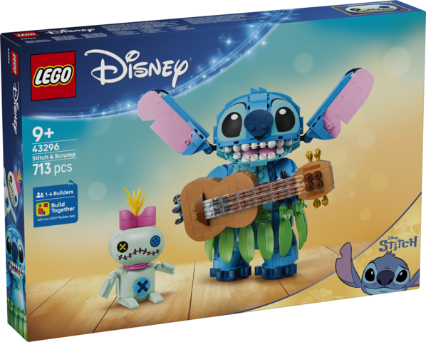 Lego Disney Stitch & Scrump Building Set 43296