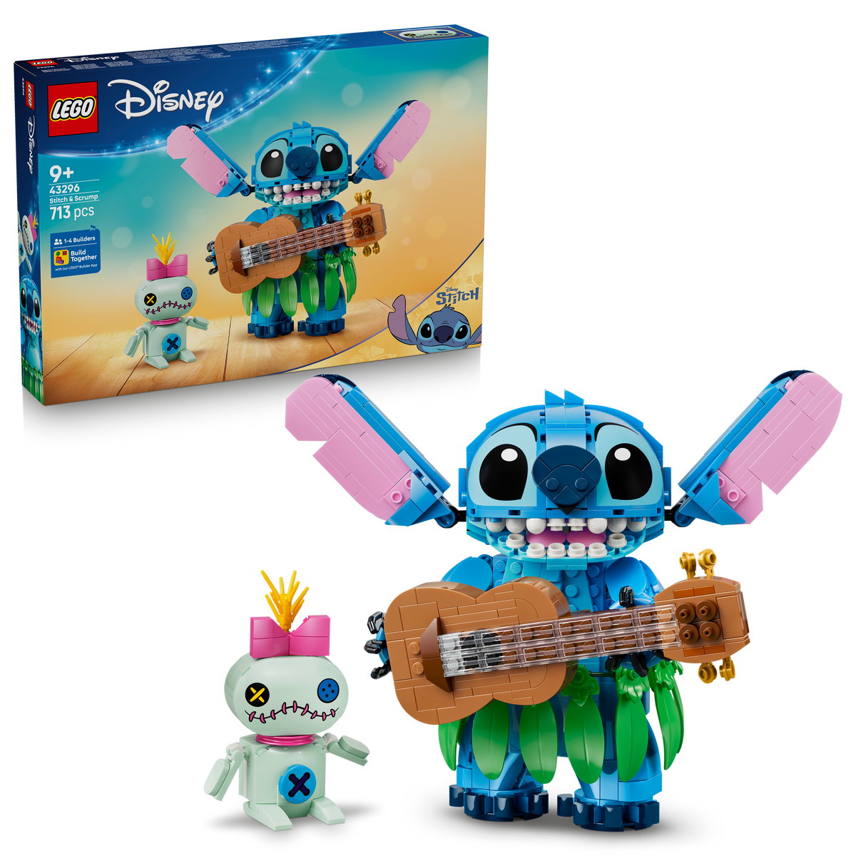 Lego Disney Stitch & Scrump Building Set 43296