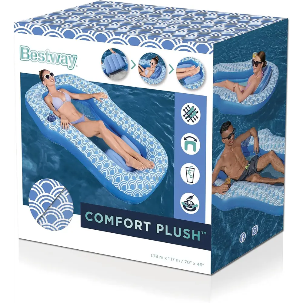 Bestway Comfort Plush Lounge 178x117cm
