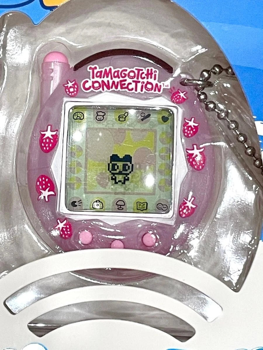 Tamagotchi Connection Strawberry Pearl Milk Battery Operated