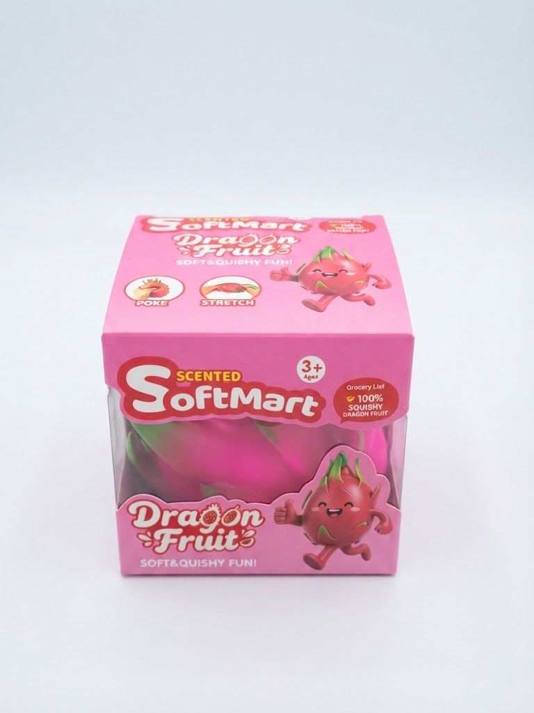 Softmart Scented Dragon Fruit Squishy Sensory Toy for Kids