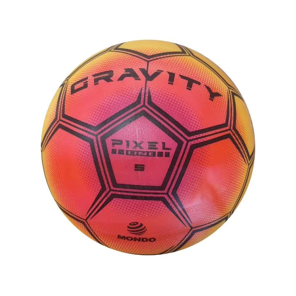 Mondo PVC Ball Soccer Pixel Gravity 23cm Assorted Colours