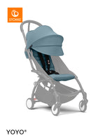Stokke YOYO3 Stroller Black Frame 6+ Bundle - Aqua