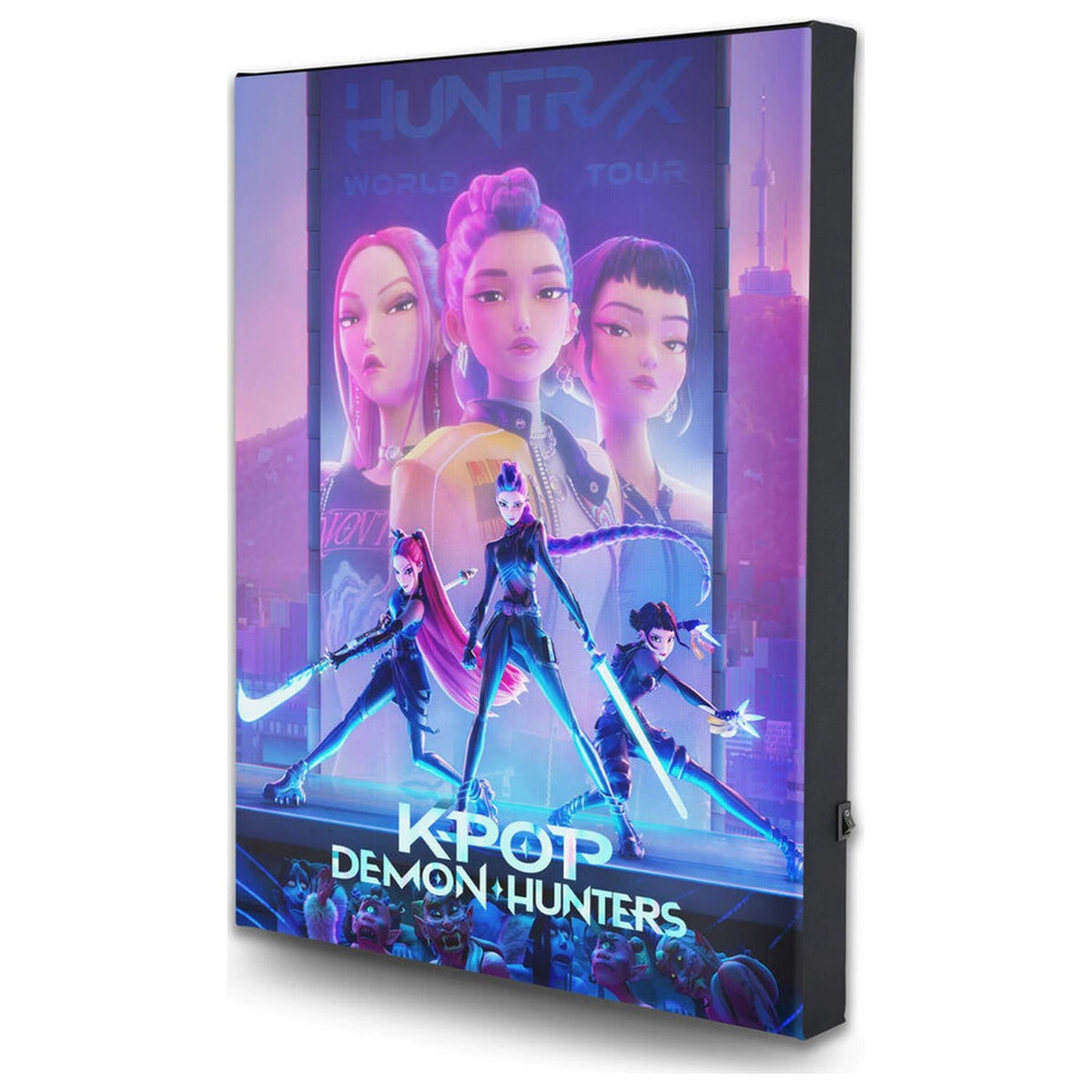 K-POP Demon Hunters Light Up Canvas