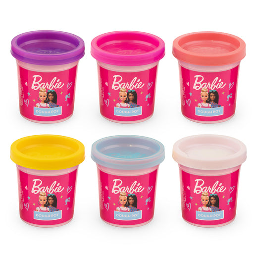Barbie Dough Fun Set with 6 Dough Pots, 5 Cutters & Crafting Tool