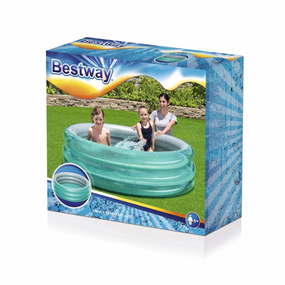 Bestway Big Metallic 3-Ring Pool 170X53