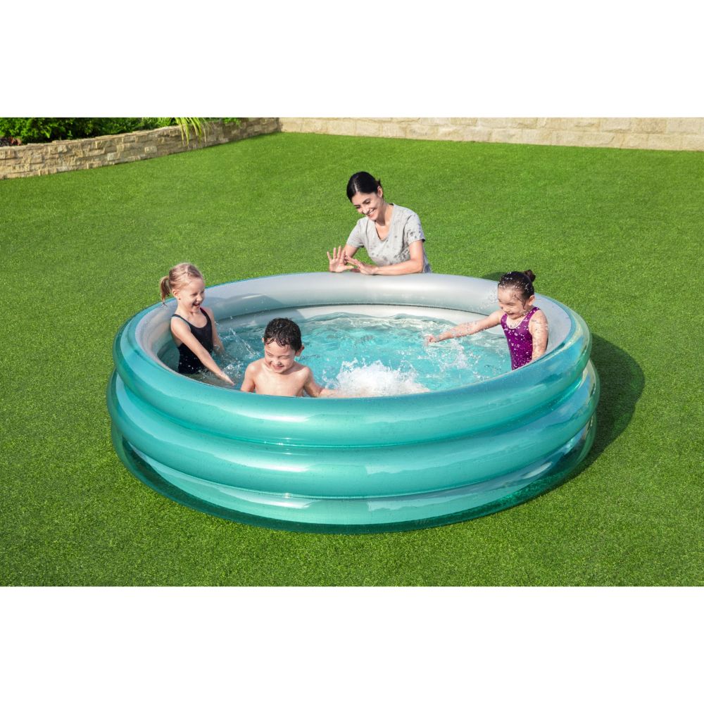 Bestway Big Metallic 3-Ring Pool 201X53
