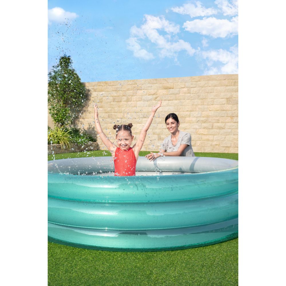 Bestway Big Metallic 3-Ring Pool 201X53