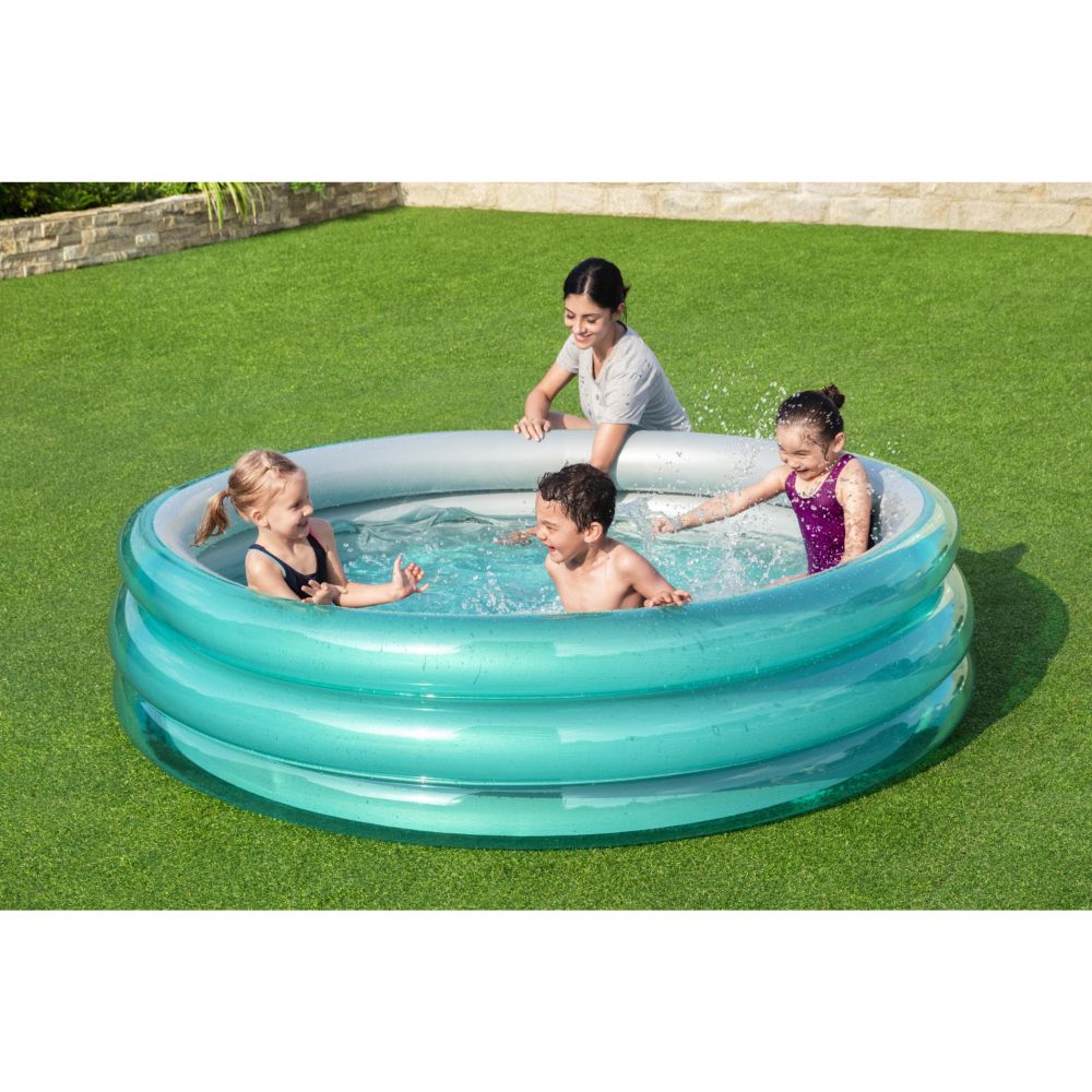 Bestway Big Metallic 3-Ring Pool 201X53