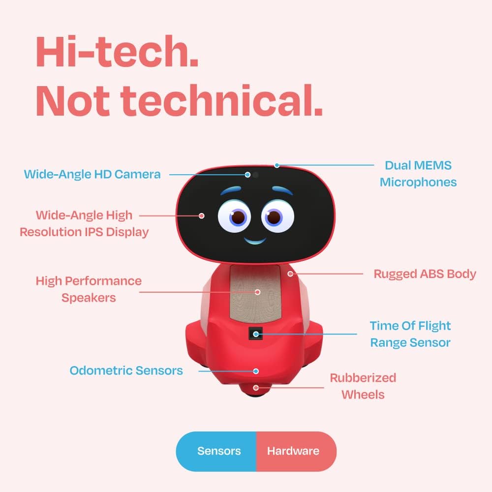Miko 3 Educational Robot Red