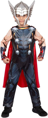 Marvel Avengers Thor Classic Costume for Kids Superhero Fancy Dress Outfit, 7- 8 Years