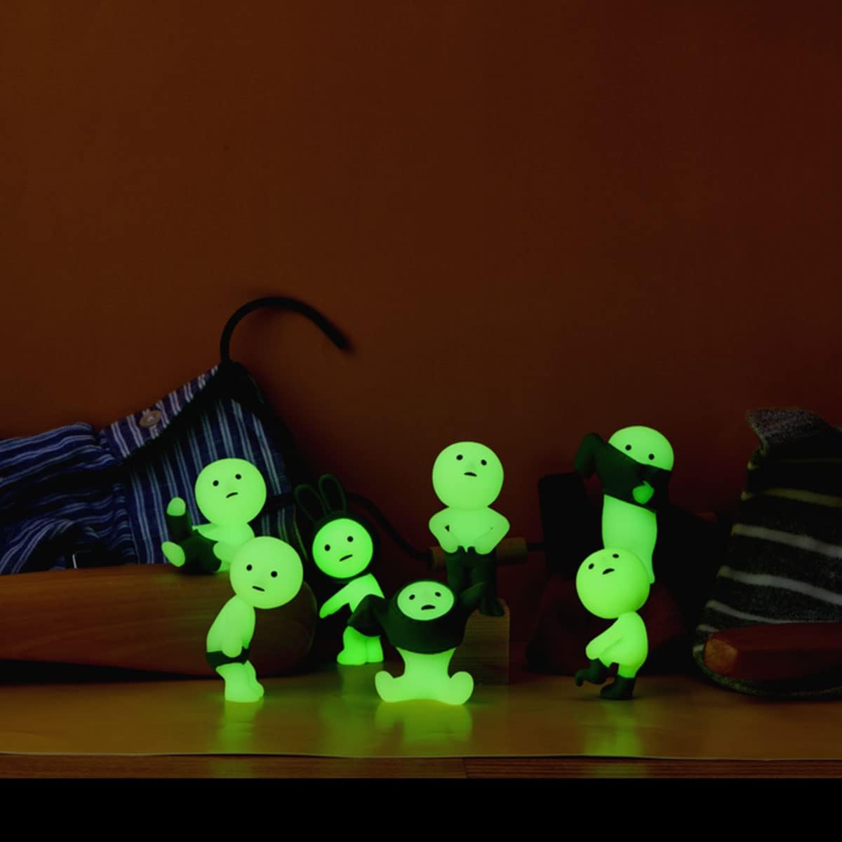 Smiski Glow In The Dark Dressing Series Collectible Toys
