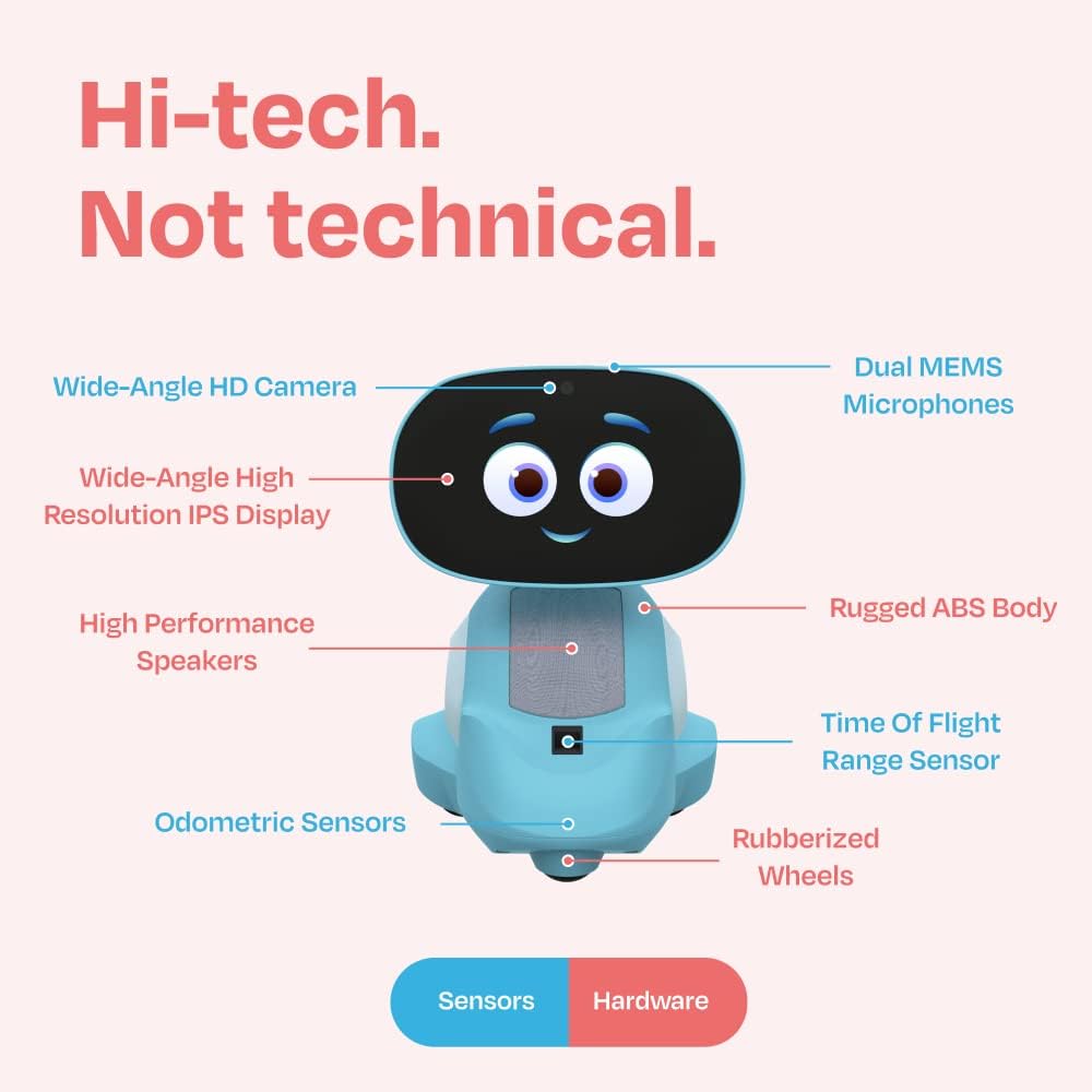 Miko 3 Educational Robot Blue