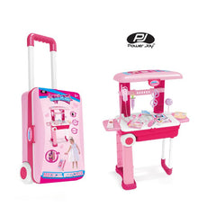 Power Joy Glam Glam Medical Suitcase Luggage Play Set with 28 Accessories for Kids