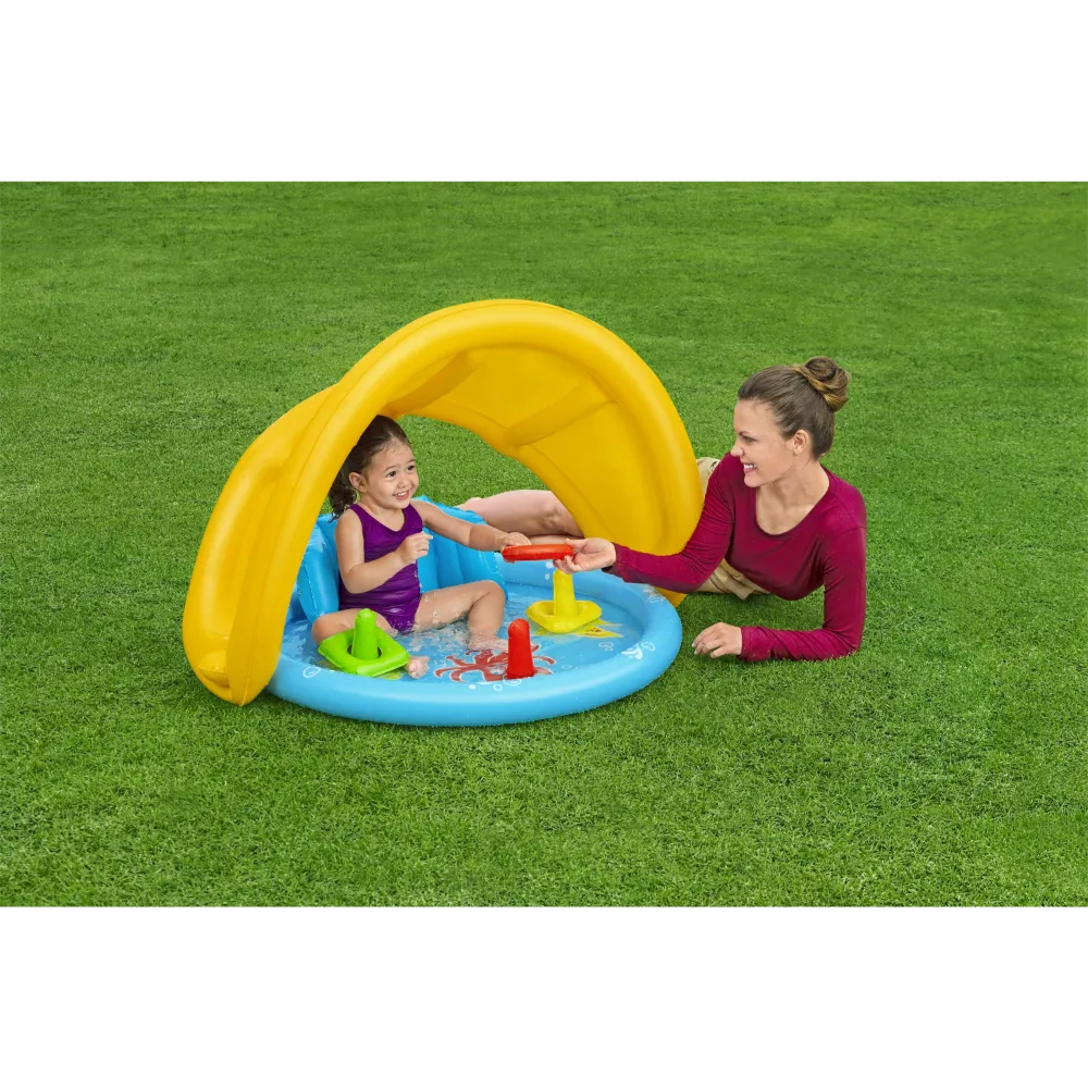 Bestway Lil' SeaShapes Inflatable Baby Pool 1.12 m x 89 cm x 76 cm