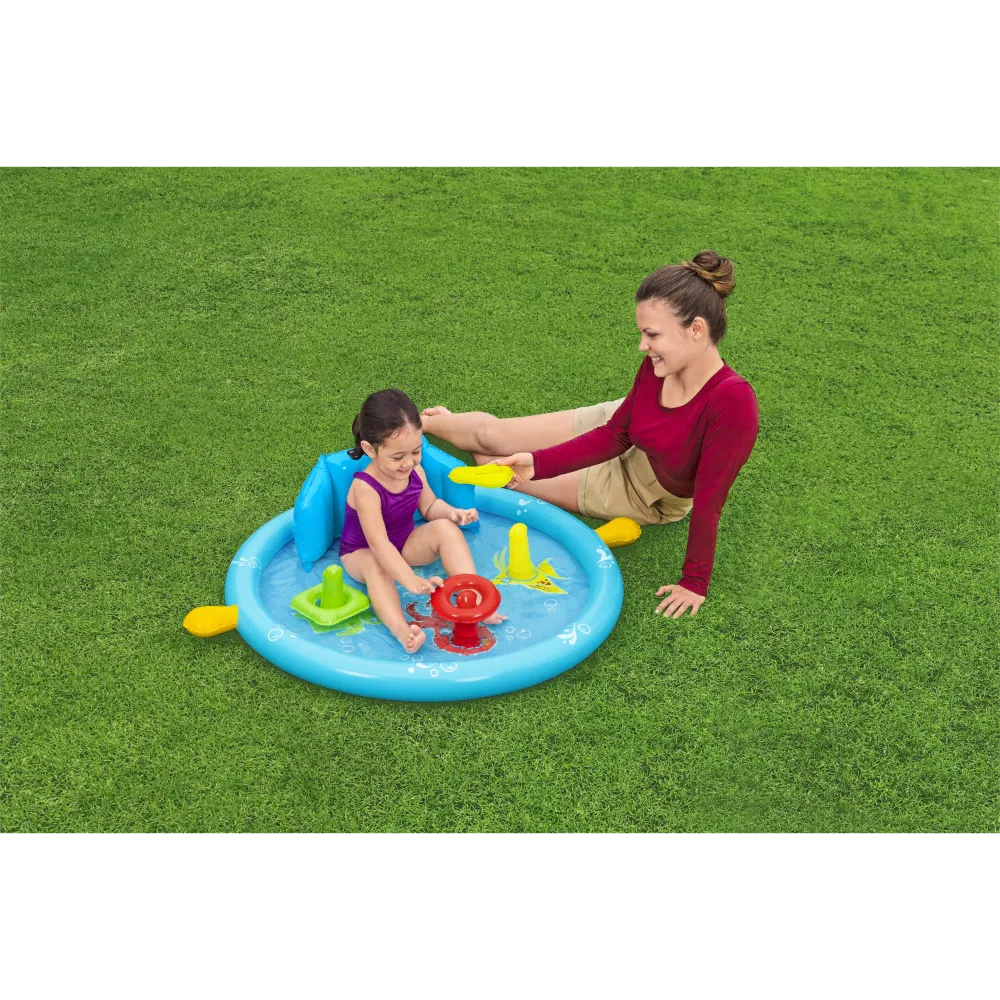 Bestway Lil' SeaShapes Inflatable Baby Pool 1.12 m x 89 cm x 76 cm