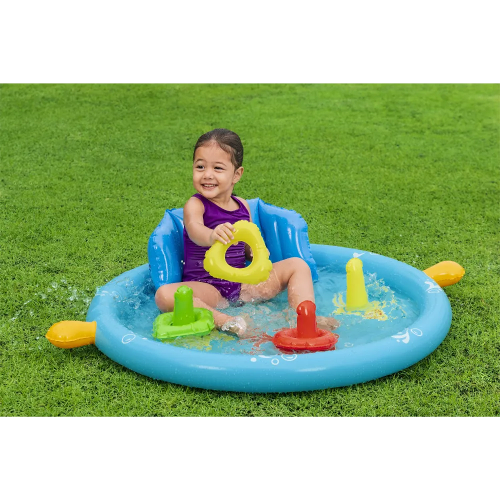 Bestway Lil' SeaShapes Inflatable Baby Pool 1.12 m x 89 cm x 76 cm