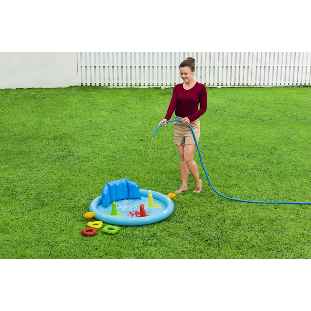 Bestway Lil' SeaShapes Inflatable Baby Pool 1.12 m x 89 cm x 76 cm