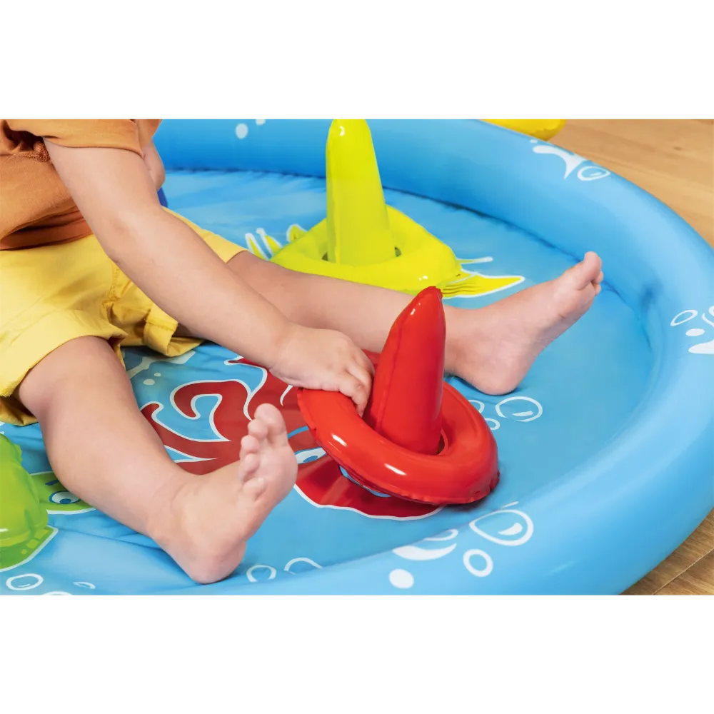 Bestway Lil' SeaShapes Inflatable Baby Pool 1.12 m x 89 cm x 76 cm