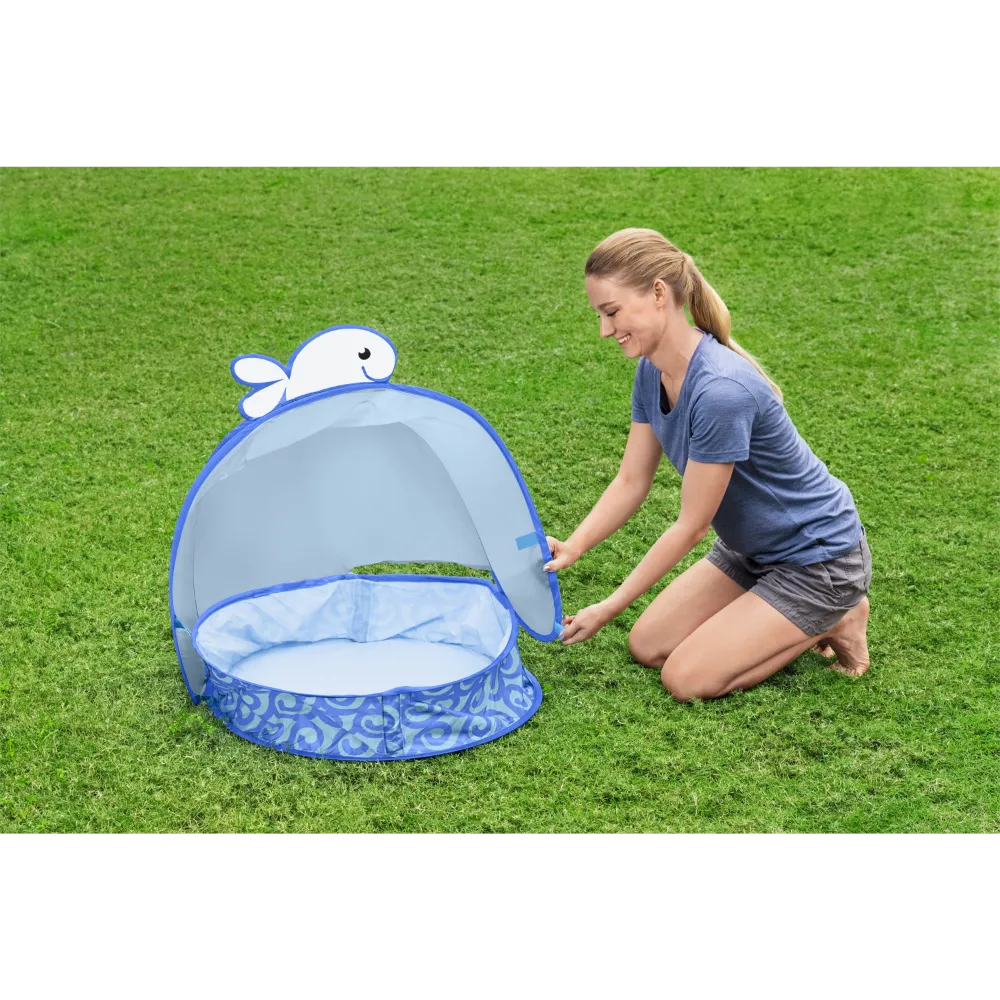 Bestway Pop-Up n' Splash Shaded Baby Pool 78 cm x 68 cm x 60 cm