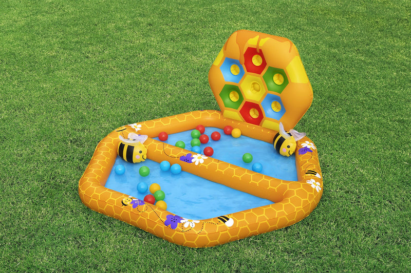 Bestway Lil Beehive Pool & Ball Pit 127x119 cm 2-in-1 Toddler Water & Ball Play