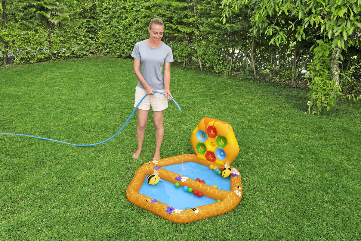 Bestway Lil Beehive Pool & Ball Pit 127x119 cm 2-in-1 Toddler Water & Ball Play