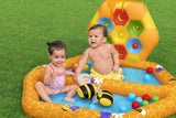Bestway Lil Beehive Pool & Ball Pit 127x119 cm 2-in-1 Toddler Water & Ball Play