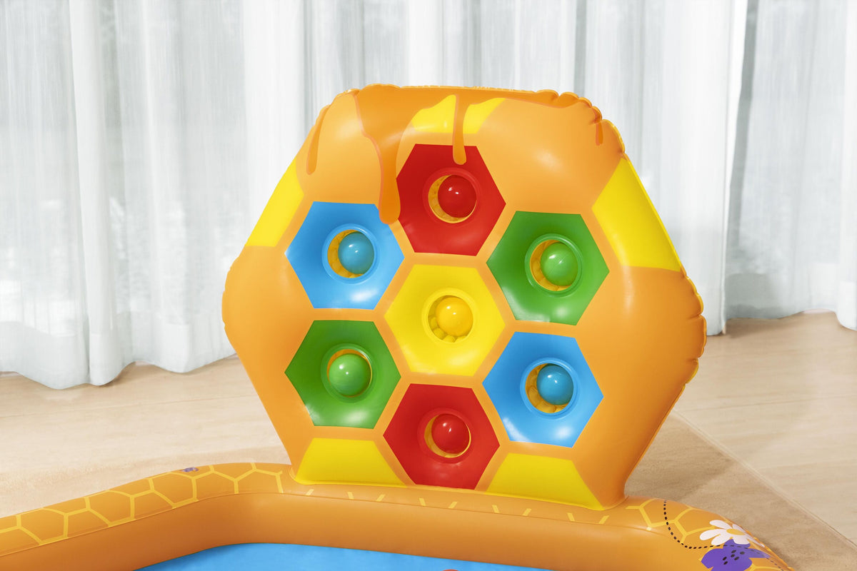 Bestway Lil Beehive Pool & Ball Pit 127x119 cm 2-in-1 Toddler Water & Ball Play