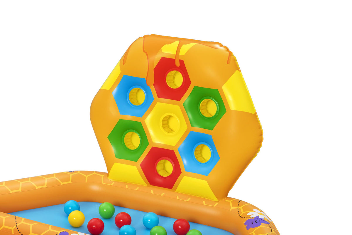 Bestway Lil Beehive Pool & Ball Pit 127x119 cm 2-in-1 Toddler Water & Ball Play